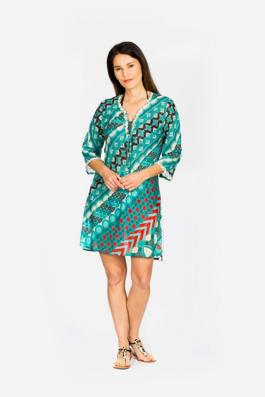 Caftano Tribal Acqua