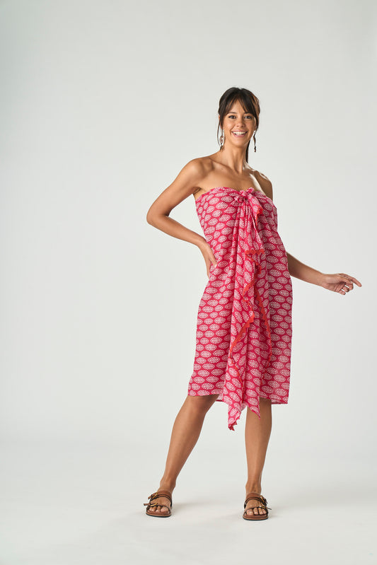 Stola/Pareo Masai Fucsia