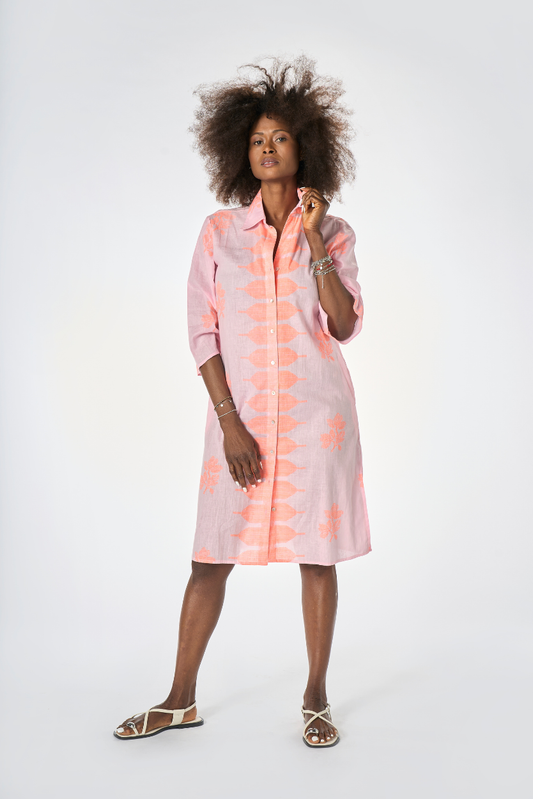 Camiciona Boho Chic Rosa/Arancio