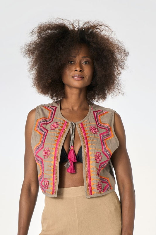 Gilet El Dorado Taupe