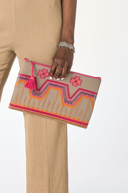 Pochette El Dorado Taupe