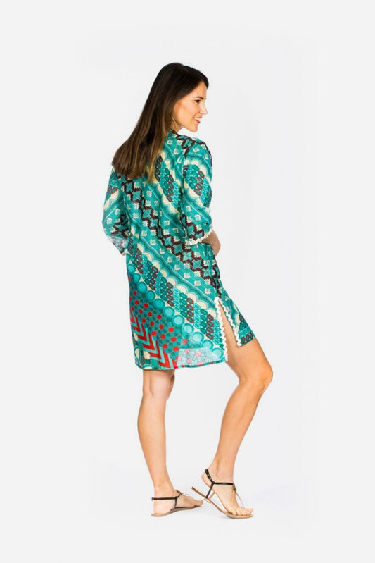 Caftano Tribal Acqua