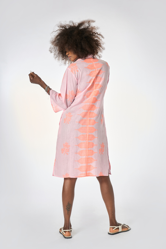 Camiciona Boho Chic Rosa/Arancio