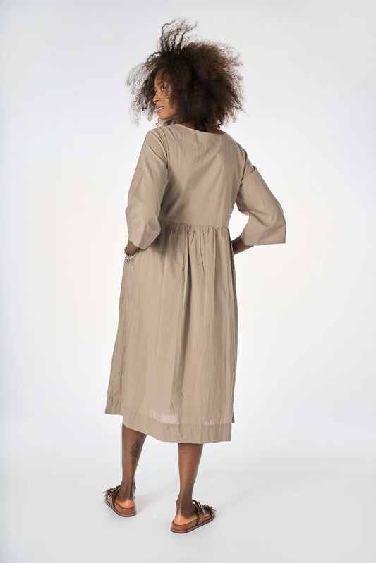 Abito Midi El Dorado Taupe