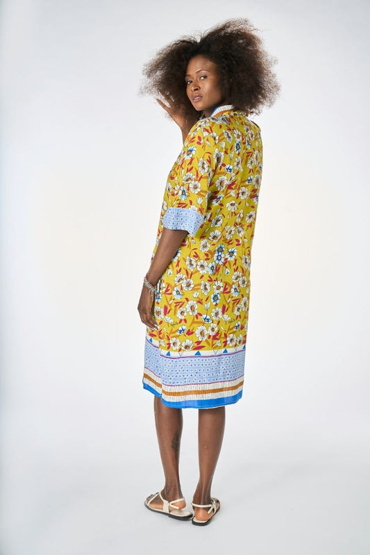 Abito / Camiciona Margherite Lime