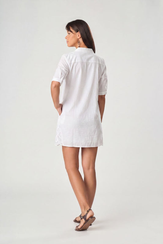Camiciona Sangallo Bianco