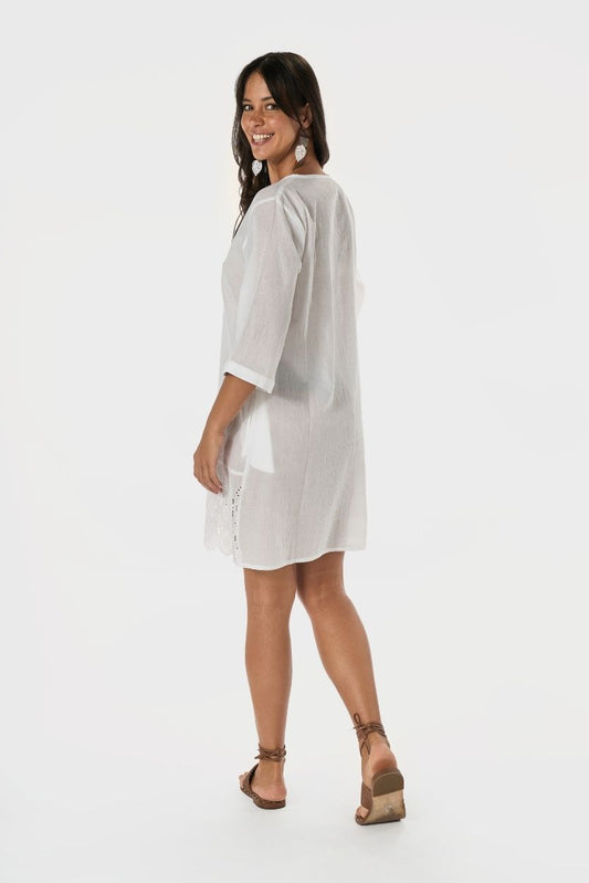 Abito / Caftano Sangallo Bianco