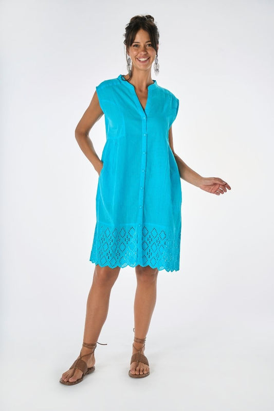 Abito Smanicato Sangallo Turchese