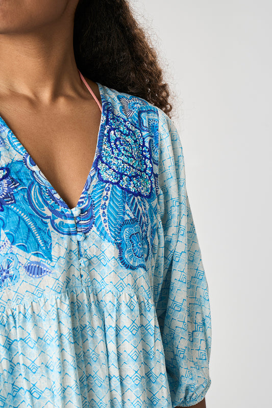 Abito Midi Coloniale Jeans