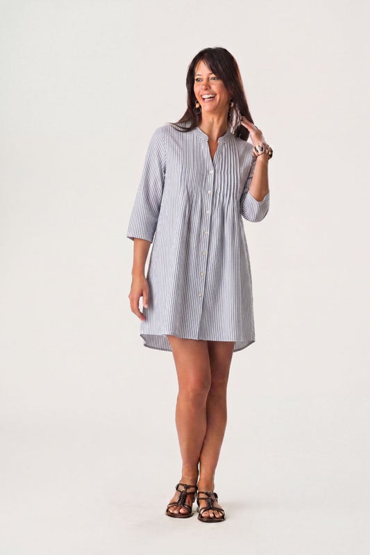 Camiciona Righe Bianco/Blu