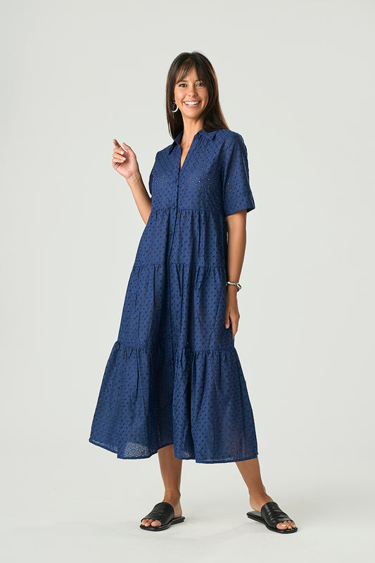 Abito Lungo Sangallo Navy