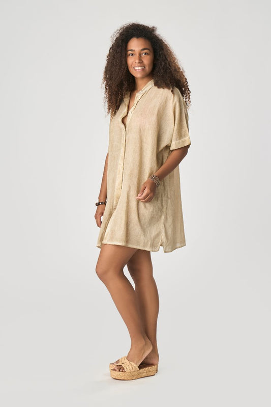 Camicia Watercolour Beige